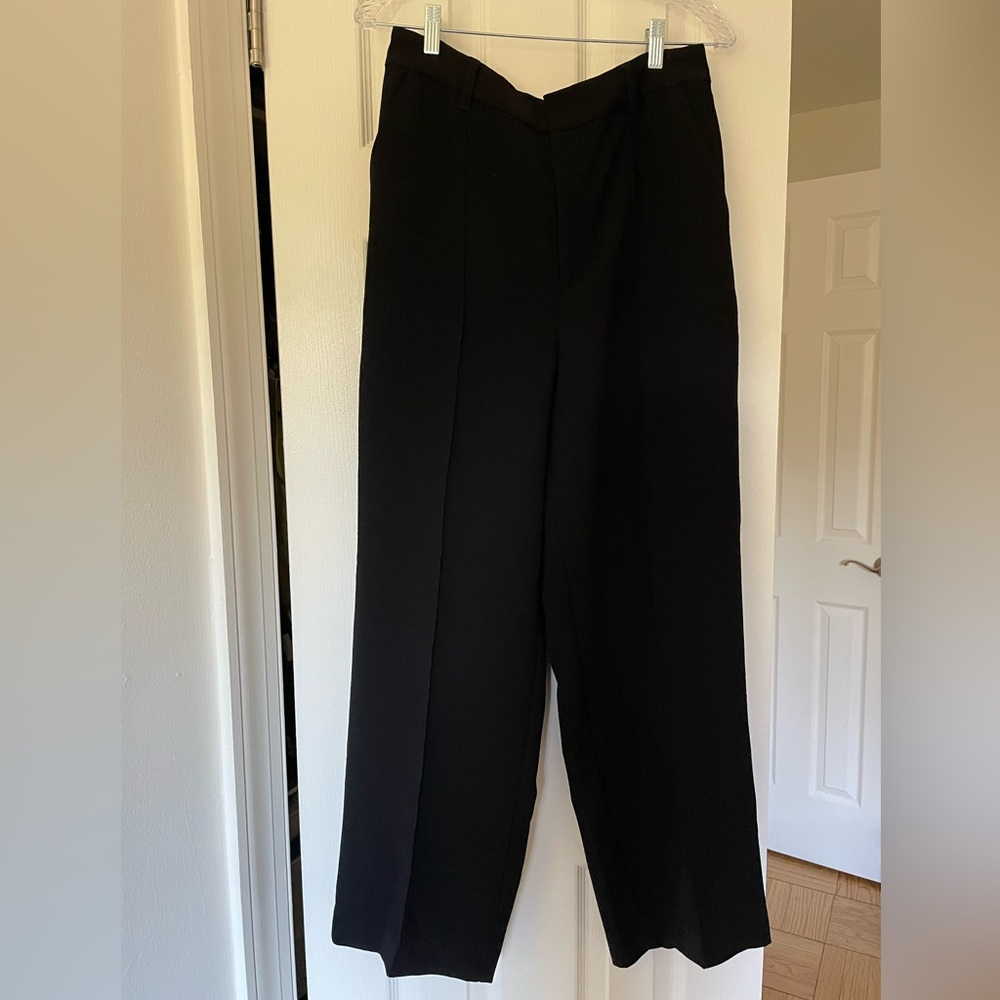 Madewell Women’s Tailored Straight Leg Black Dress Pants